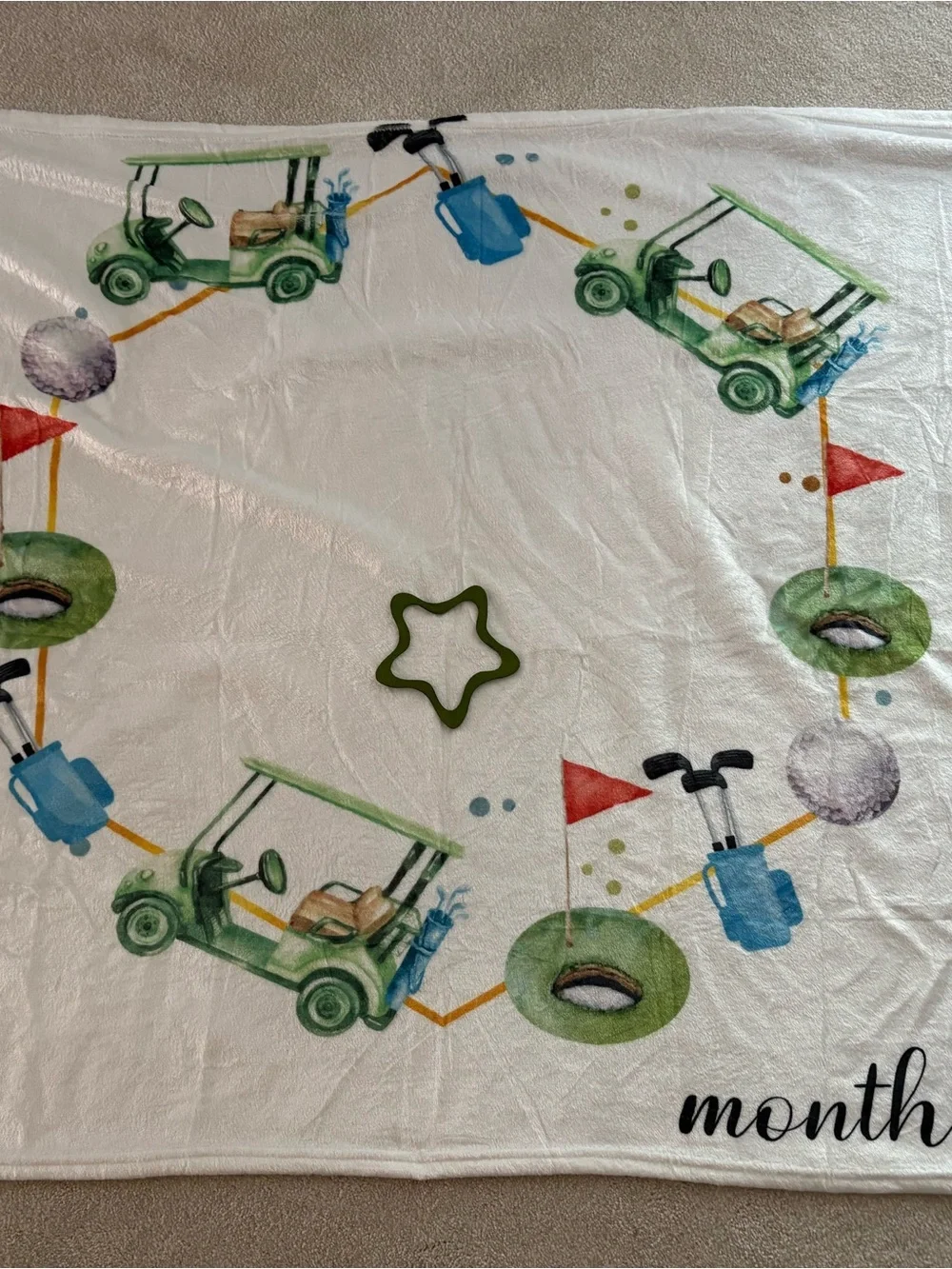 Milestone photo blanket
